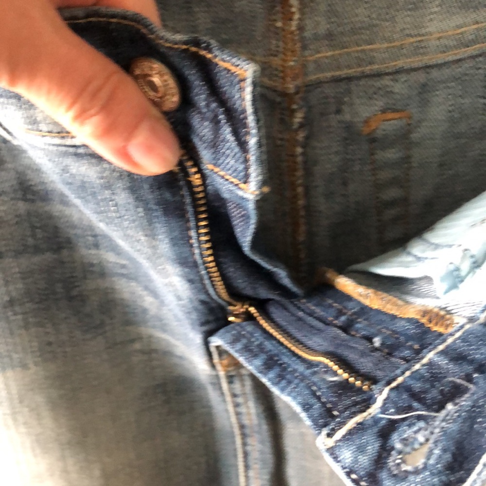 7 for all mankind jeans mini skirt, size 27. - Picture 11 of 13